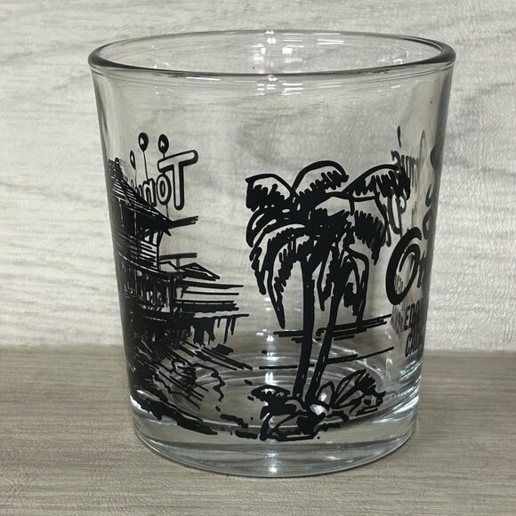 VTG 90s TONYS ON THE PIER Redondo Beach California Cocktail Glasses - Picture 11 of 11